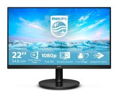 Philips 221V8 75 Hz 4 ms 21.5 inç FHD Flat VA VGA HDMI Freesync 1920x1080 px LCD Monitör