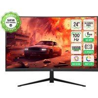 Gamepower Vivid F10 100 Hz 1 ms 24 inç FHD Curved VA Hoparlörlü VGA HDMI 1920x1080 px LED Monitör