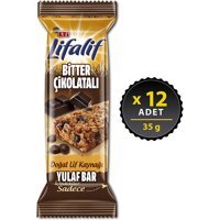 Eti Lifalif Bar Bitter-Yulaflı Çikolata 35 gr 12 Adet