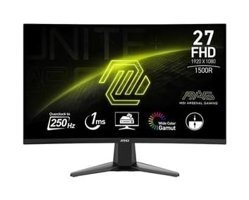 MSI MAG 27C6X 250 Hz 1 ms 27 inç FHD Curved VA HDMI 1920x1080 px LED Monitör