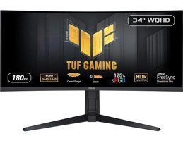Asus TUF Gaming VG34VQL3A 180 Hz 1 ms 34 inç UWQHD Curved Dokunmatik VA HDMI Freesync 3440x1440 px LED Monitör