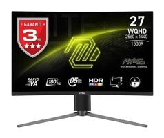 MSI MAG 27CQ6PF 180 Hz 0.5 ms 27 inç WQHD Curved VA HDMI Freesync 2560x1440 px LED Monitör