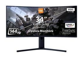 Xiaomi BHR5133GL 144 Hz 4 ms 34 inç UWQHD Curved IPS HDMI Freesync 3440x1440 px LED Monitör