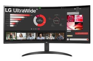 LG UltraWide 34WR55QC-B 100 Hz 5 ms 34 inç WQHD Flat VA HDMI Freesync 2560x1440 px LED Monitör