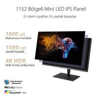 Asus ProArt PA32UCG 120 Hz 5 ms 32 inç 4K UHD Flat IPS Hoparlörlü HDMI Freesync 3840x2160 px LED Monitör