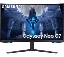Samsung Odyssey Neo G7 LS32BG750NPXUF 165 Hz 1 ms 32 inç 4K UHD Curved VA Hoparlörlü HDMI Freesync 3840x2160 px LED Monitör