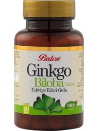 Balen Ginkgo Biloba Aromalı Yetişkin Bitkisel Besin Desteği 60 Tablet