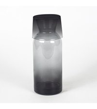 Rakle New İconic Füme Cam Kapaklı Cam Başucu Sürahi 700 ml