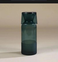 Rakle Cam Kapaklı Cam Başucu Sürahi 700 ml