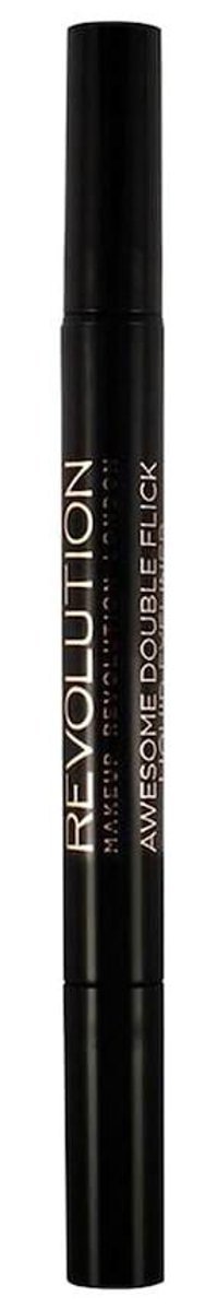 Revolution Double Flick Çift Taraflı Mat Siyah Kalıcı İnce Uçlu Likit Eyeliner