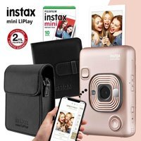 Fujifilm Instax Mini Liplay Hybrid Blush Gold Şipşak 28 mm 8K Dijital Fotoğraf Makinesi