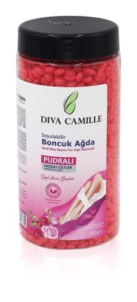 Diva Camille Soyulablir Pudralı Normal Ciltler İçin Boncuk Ağda 2x250 gr