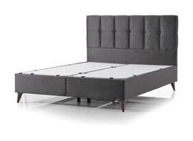Armis Optimum 150x200 cm Başlıklı Sandıklı Tek Kişilik Baza Antrasit