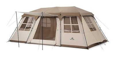 Naturehike Soba Delikli 3 Mevsim Odalı Su Geçirmez Aile Çadırı