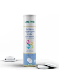 Shiffa Home Kalsiyum Aromasız Yetişkin Vitamin 20 Tablet