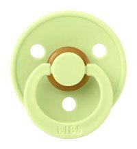 Bibs Colour Round No:2 6-18 Ay Delikli Ortodontik Kiraz Uçlu Kauçuk Emzik Yeşil