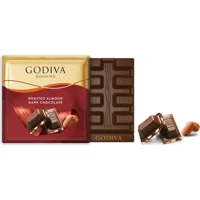 Godiva Kare Bademli-Bitter Çikolata 60 gr 2 Adet