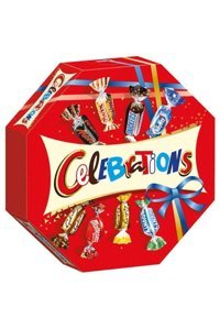 Celebrations Hindistan Cevizli-Kahveli-Sütlü Çikolata 186 gr