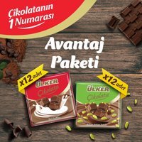 Ülker Kare Antep Fıstıklı-Sade Çikolata