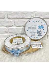 Bunnyball Fil Temalı Hoşgeldin Erkek Bebek Sütlü Çikolata