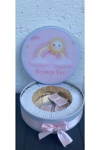 Bunnyball Pembe Kız Bebek Sade Çikolata