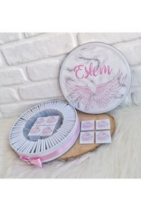 Bunnyball Melek Kanatlı Kız Bebek Sütlü Çikolata
