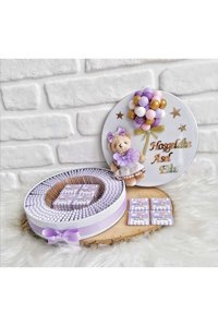 Bunnyball Mor Ayıcıklı Sade Çikolata