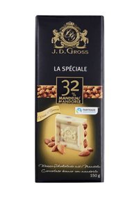 J.D Gross Almonds Beyaz Çikolatalı Çikolata 150 gr
