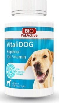 Bio Pet Active Vitalidog B Vitamini Hamile Köpekler İçin Tüy Sağlığı İçin 150 Tablet Köpek Vitamini