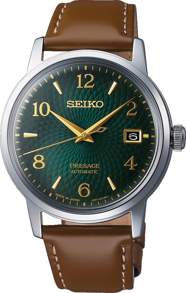 Seiko SRPE45J Takvimli 41 mm Kahverengi Deri Kordon Analog Erkek Kol Saati