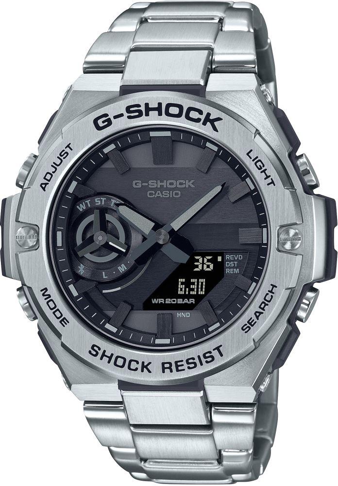 Casio GST-B500D-1A1 Takvimli 46-50 mm Çelik Kordon Analog Kol Saati