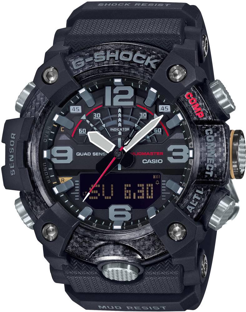 Casio GG-B100-1ADR Takvimli 53 mm Siyah Çelik Kordon Analog Kol Saati
