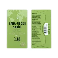 Kahve Gana Fildişi Sütlü Çikolata 100 gr
