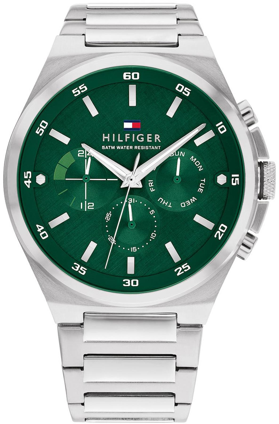 Tommy Hilfiger TH1792088 Takvimli 46 mm Çelik Kordon Analog Erkek Kol Saati