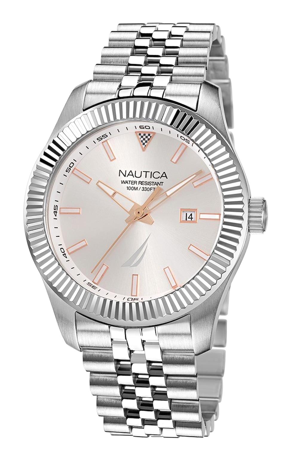 Nautica NAPPBS250 Takvimli 43 mm Çelik Kordon Analog Erkek Kol Saati