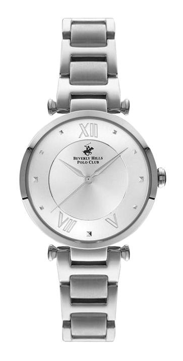 Beverly Hills Polo Club BP3077X330 34 mm Çelik Kordon Analog Kol Saati