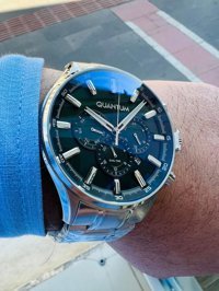 Quantum ADG958.370 Takvimli 44 mm Çelik Kordon Analog Erkek Kol Saati