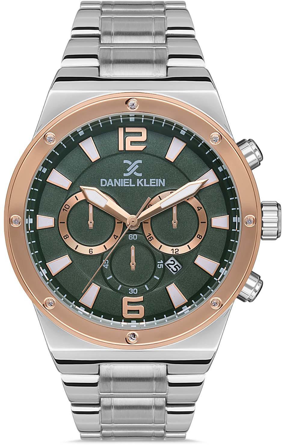 Daniel Klein DK.1.10122.6 Takvimli 45 mm Metal Kordon Analog Erkek Kol Saati