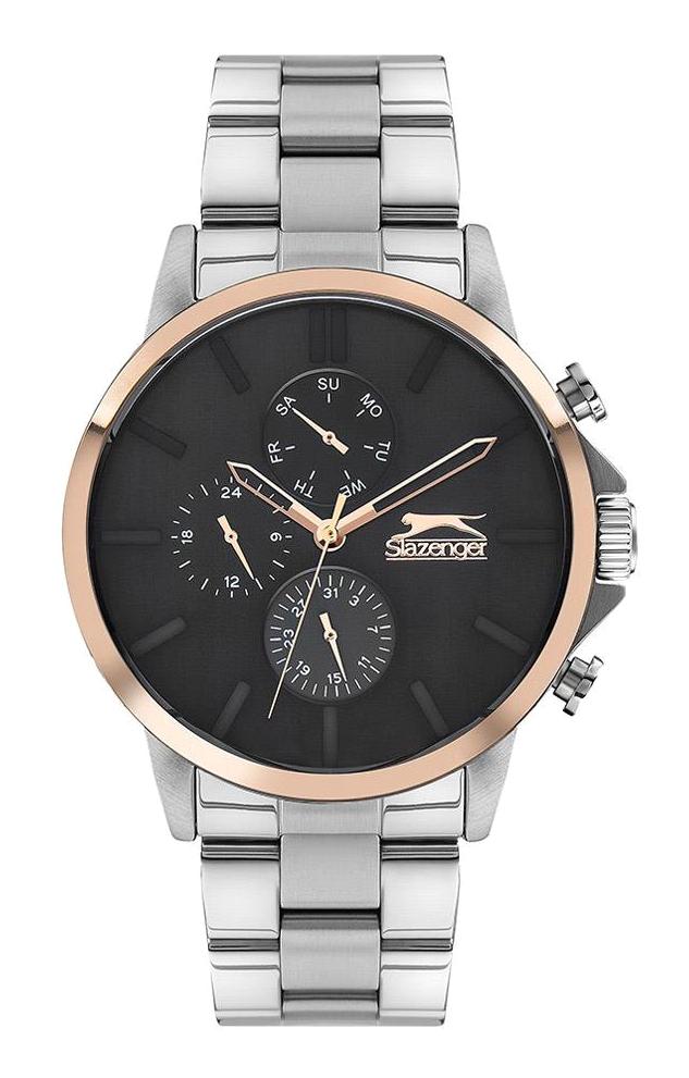 Slazenger SL.09.1894.2.03 Takvimli 45 mm Çelik Kordon Analog Erkek Kol Saati