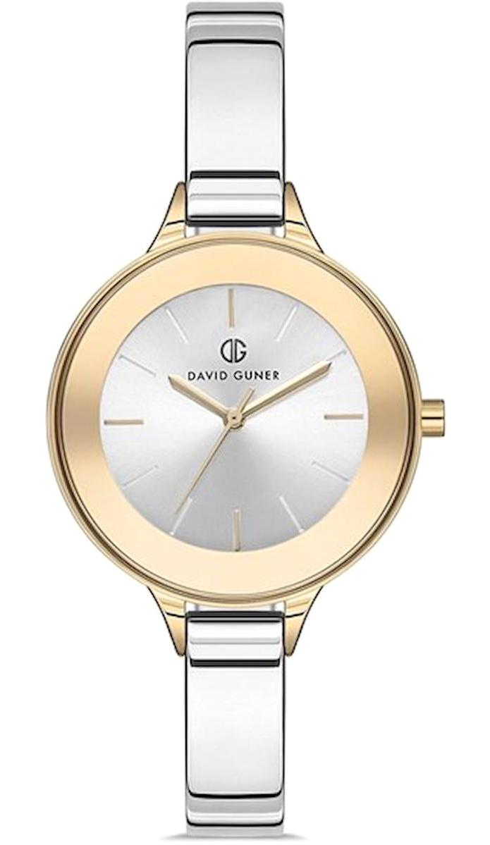 David Guner DG-8129LA-D1 Takvimli 31 mm Çelik Kordon Analog Kol Saati