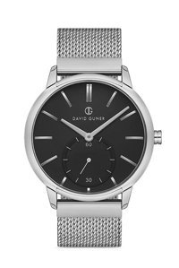 David Guner DG-8238GC-A2 Takvimli 42 mm Çelik Kordon Analog Kol Saati