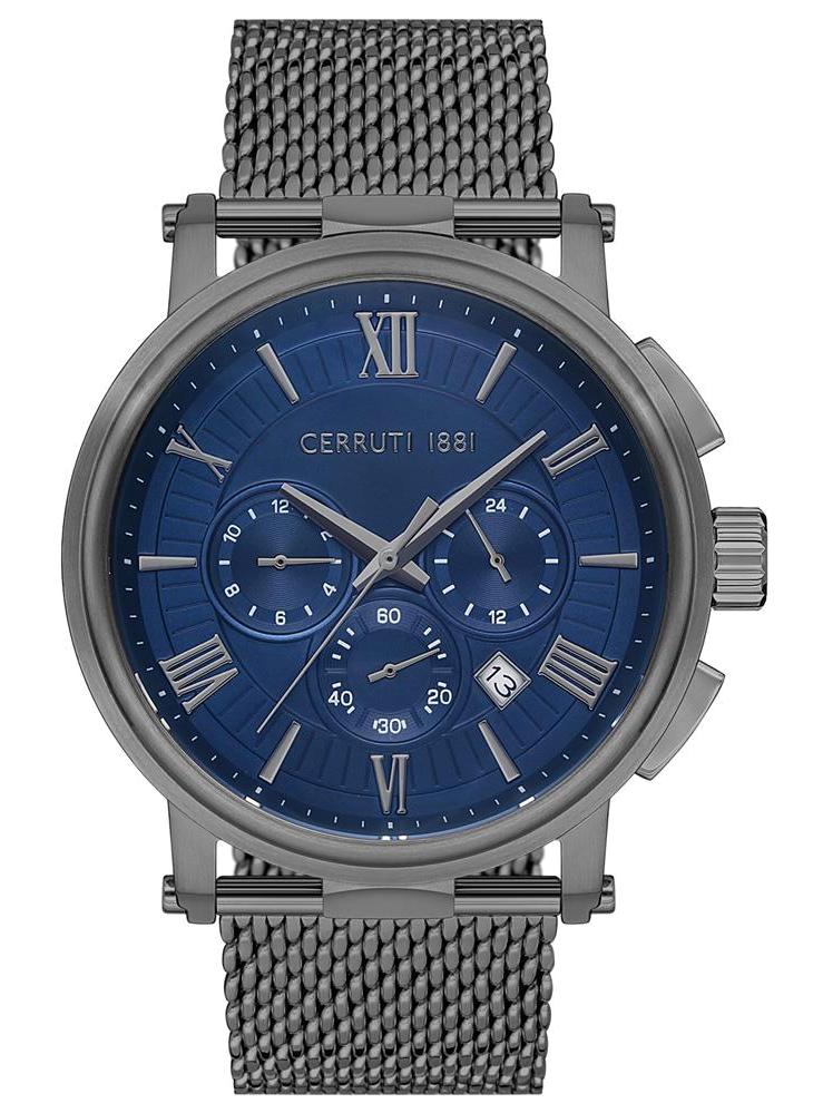 Cerruti 1881 CRA31302 Takvimli Çelik Kordon Analog Erkek Kol Saati