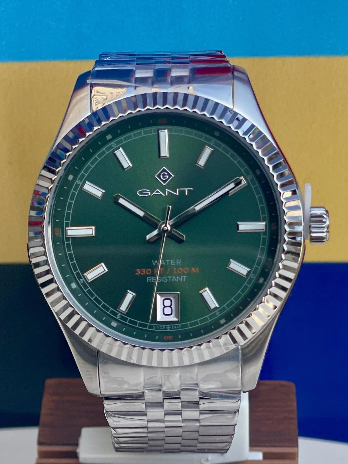 Gant G166010 Takvimli 42 mm Çelik Kordon Analog Erkek Kol Saati