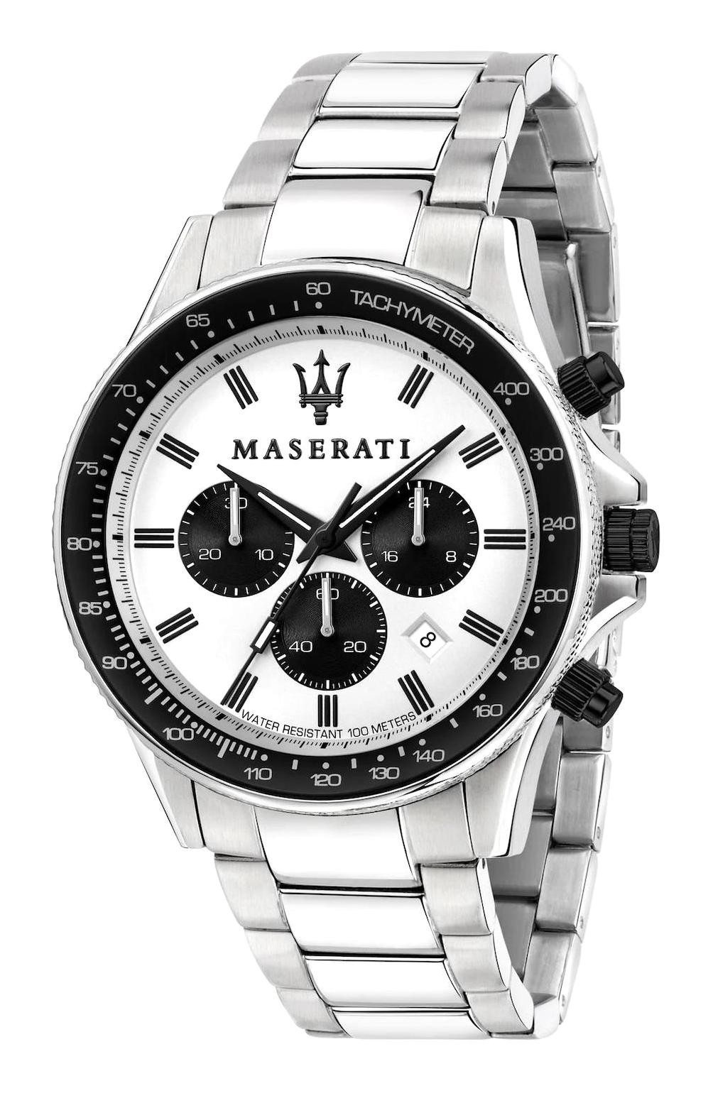 Maserati R8873640003 Takvimli 44 mm Çelik Kordon Analog Erkek Kol Saati