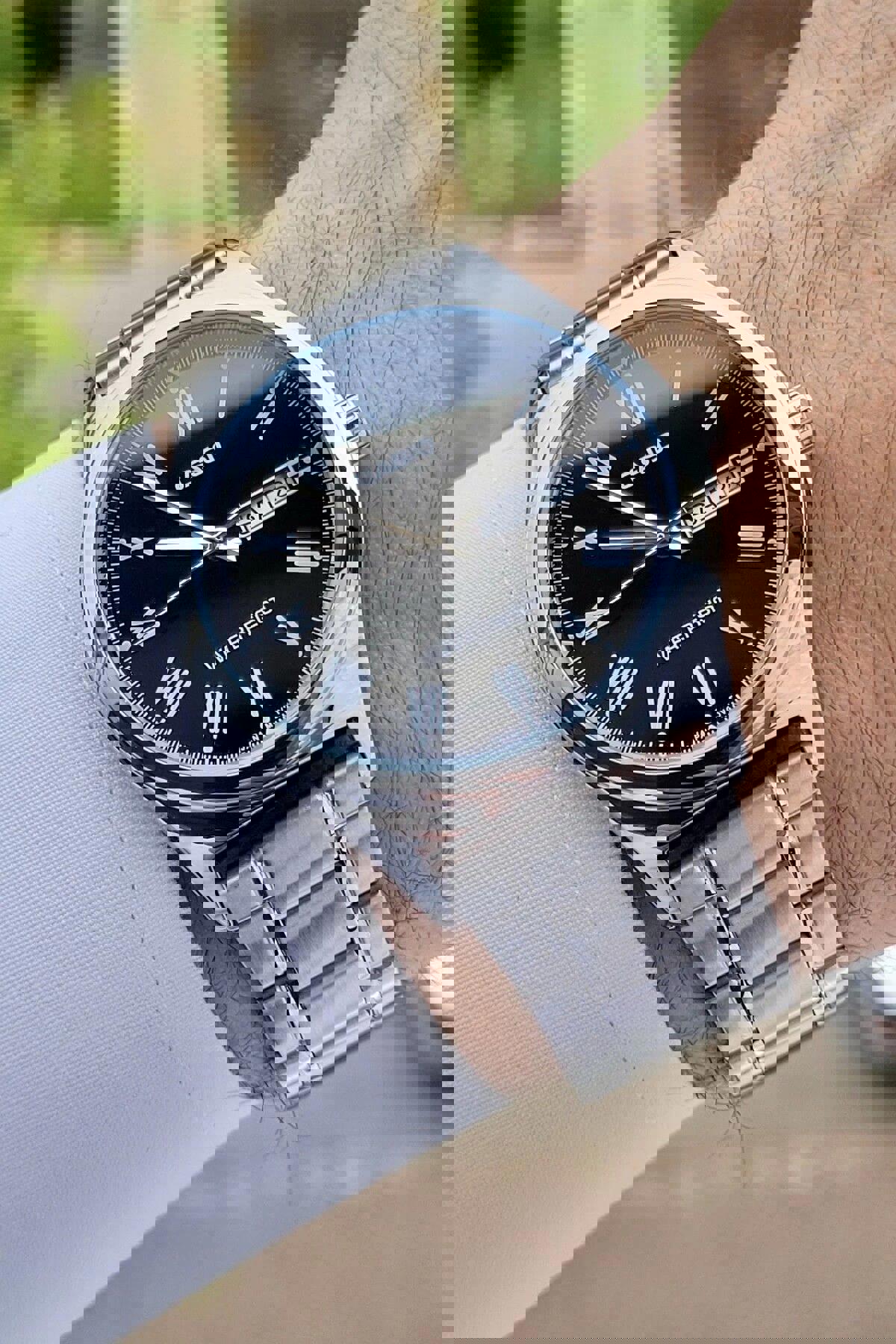 Casio CSISTE14 Takvimli 45 mm Çelik Kordon Analog Erkek Kol Saati