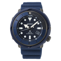 Seiko SNE533P Takvimli 44 mm Mavi Silikon Kordon Analog Kol Saati