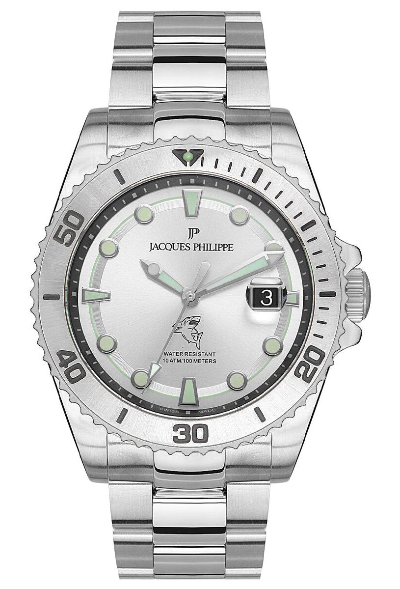 Jacques Philippe JPQGS351326 Takvimli Çelik Kordon Analog Erkek Kol Saati