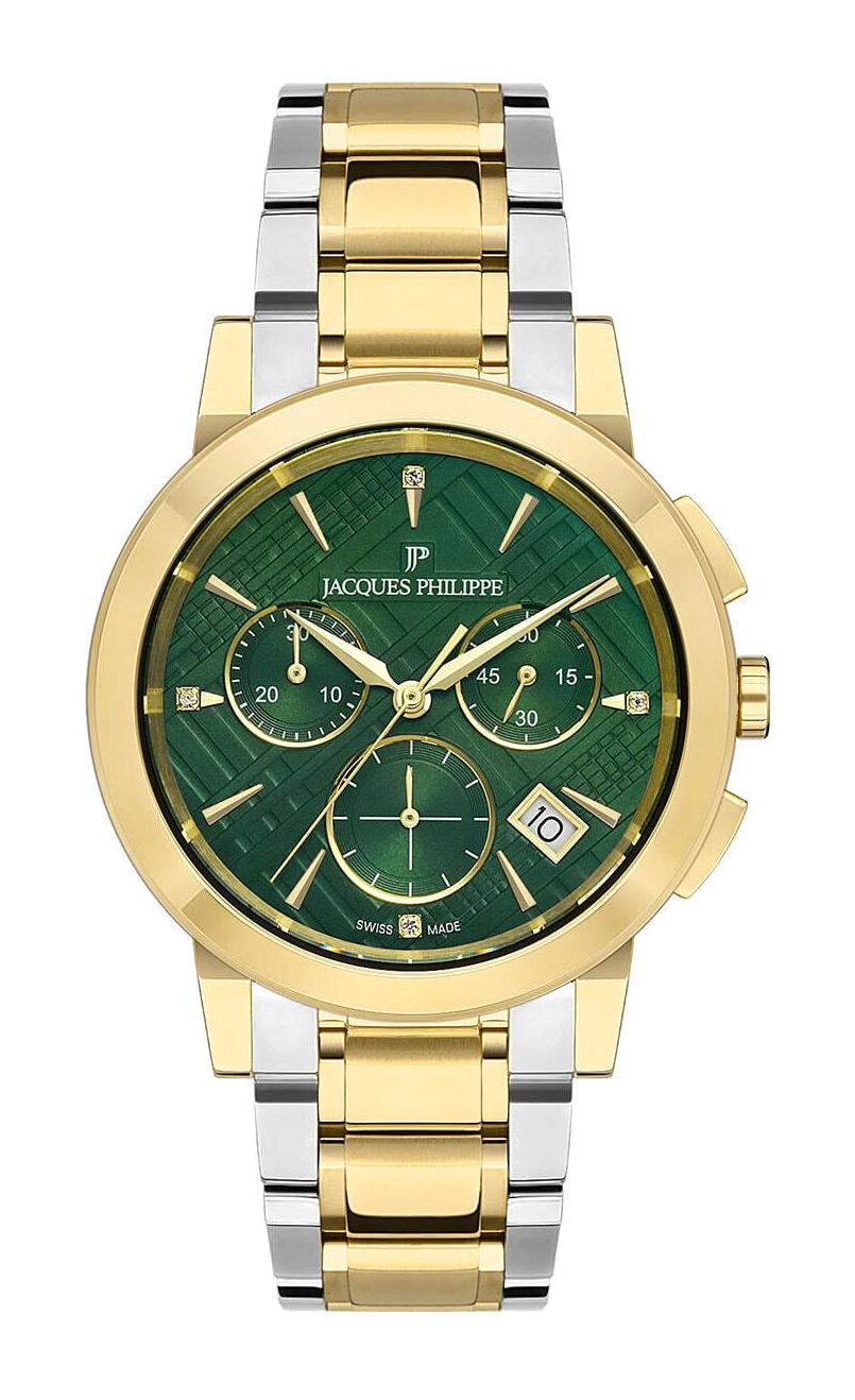 Jacques Philippe JPQLC3223X8 Takvimli Çelik Kordon Analog Erkek Kol Saati