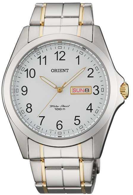 Orient FUG1H004W6 Takvimli 40 mm Altın-Çelik Kordon Analog Kol Saati