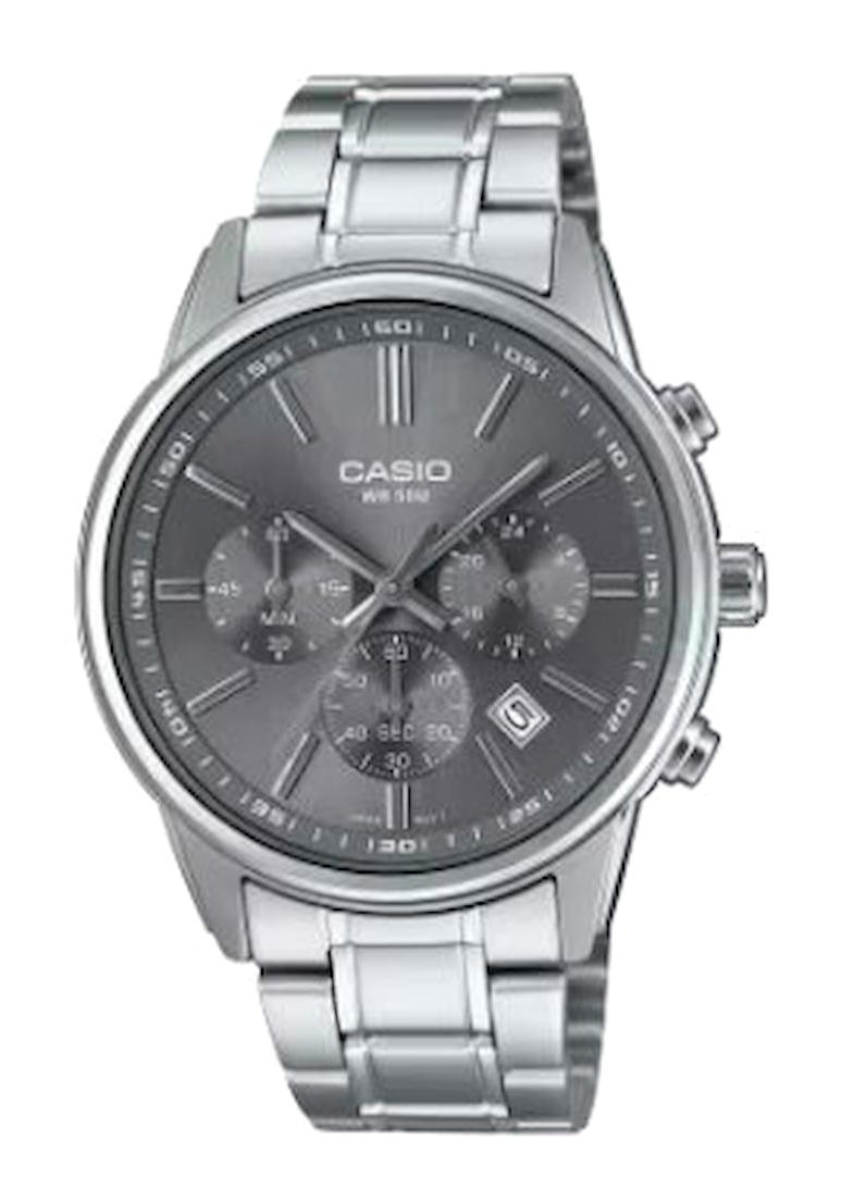 Casio MTP-E515D-8AVDF Takvimli 42 mm Çelik Kordon Analog Erkek Kol Saati